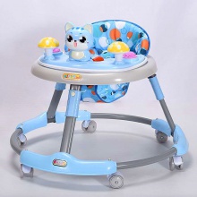 可折叠防侧翻防O型腿助步车 6-18个月宝宝学步车 婴儿学步车