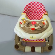 防o型腿侧翻女孩手推可坐儿童男宝宝起步学行车 婴儿学步车