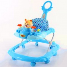 婴儿助步学行车 防侧翻推把玩具车 儿童学步车