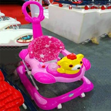 防侧翻宝宝学步车可坐可调节可摇助步学步车婴儿学步车带遮阳蓬