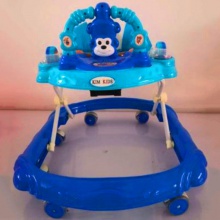 儿童学步车可添加推杆 时尚新款带塑料轮子的婴儿学步车