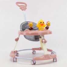 推柄一键折叠学步车 带音乐学步车 新款婴儿学步车