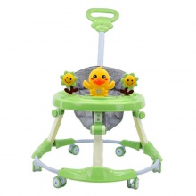推柄一键折叠学步车 带音乐学步车 新款婴儿学步车