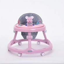 时尚设计塑料玩具婴儿学步车 耐磨静音轮婴儿学步车