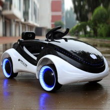 科幻四轮闪光带遥控可坐人男女宝宝摇摆充电玩具童车儿童电动汽车