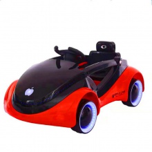 科幻四轮闪光带遥控可坐人男女宝宝摇摆充电玩具童车儿童电动汽车