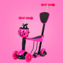 1-4岁溜溜车 6岁男孩女宝宝五合一儿童滑板车可推可坐可滑可骑