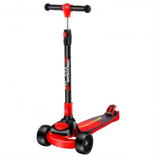 折叠滑行车小孩初学者 音乐灯光滑滑车 宽轮单脚男女宝儿童滑板车