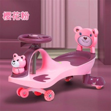 新款防侧翻1到8岁静音轮音乐儿童玩具摇摆车宝宝可滑行儿童扭扭车