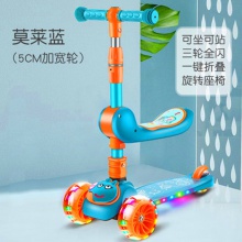 儿童男车滑溜溜女孩三合一滑公主宝宝单脚坐骑可滑板车儿童滑板车