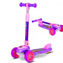 3轮儿童可折叠滑板车 闪光轮儿童滑板车 儿童滑行玩具车