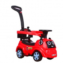 儿童模型骑玩具车 儿童推把带篷滑行车 可爱卡通溜溜滑行车