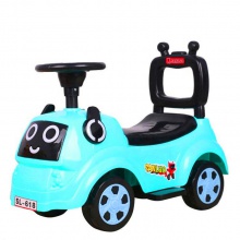 儿童模型骑玩具车 儿童推把带篷滑行车 可爱卡通溜溜滑行车