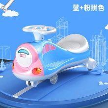 音乐宝宝溜溜车3-6岁滑步静音轮摇摆妞妞滑行车万向轮儿童扭扭车