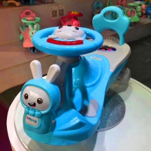摇摆玩具宝宝车1-3-6岁婴幼妞妞车静音轮带音乐儿童扭扭车溜溜车