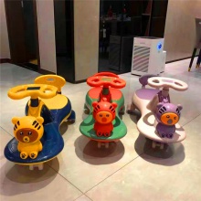 摇摆玩具宝宝车1-3-6岁婴幼妞妞车静音轮带音乐儿童扭扭车溜溜车