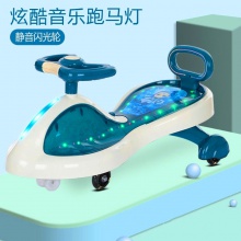 带音乐四轮滑行宝宝玩具车摇摆车溜溜车1-6岁儿童扭扭车