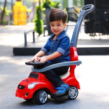 宝宝溜溜车滑行车 带音乐手推车 四轮学步车 儿童扭扭车