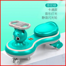 带音乐静音万向轮摇摆溜溜滑行车 男女2-7岁宝宝滑行车儿童扭扭车