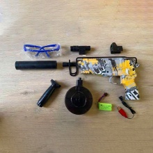 抖音双管喷子软弹枪手枪短款可发射软子弹软胶男孩对战户外玩具枪