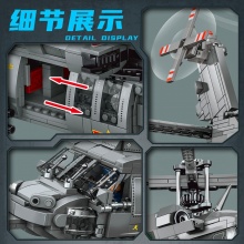 兼容乐高直升飞机积木男孩飞机儿童小颗粒益智力拼装玩具