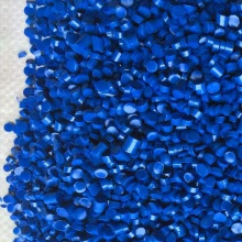 厂家现货蓝色软质PVC60度干净挤出注塑均可软质pvc注塑加工定制