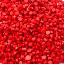 生产加工定制 红色PVC塑料颗粒 注塑级塑料颗粒 批发定制PVC塑料