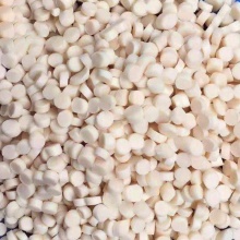 挤出注塑PVC颗粒PVC回料粒子耐高低温抗冲击白色软质PVC塑料颗粒