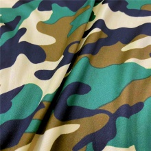 优质全涤印花针织迷彩布料全涤军训迷彩布 T恤汗布面料运动衫面料