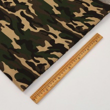迷彩印花涤纶布料仿棉布 涤纶布 平纹布料 复合PVC布多种规格