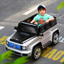 大童1-6岁宝宝四轮遥控越野车 可坐双人摇摆玩具车 儿童电动汽车