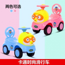 小企鹅四轮溜溜车学步助步车 宝宝周岁礼物玩具车 儿童滑行车