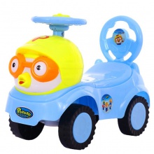 小企鹅四轮溜溜车学步助步车 宝宝周岁礼物玩具车 儿童滑行车