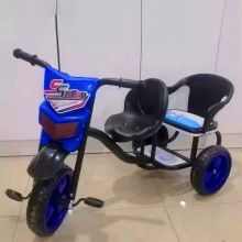 儿童三轮车 双座三轮车与后踏板 3轮儿童平衡自行车与踏板批发