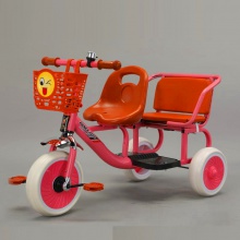 批发儿童三轮车 双人可带人户外玩具车 幼儿园操场健身玩具车