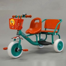 批发儿童三轮车 双人可带人户外玩具车 幼儿园操场健身玩具车