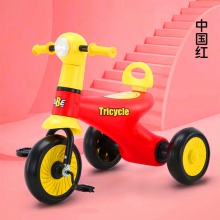 新款宝宝脚踏车 带音乐灯光童车 脚蹬三轮车 儿童三轮车