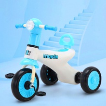 新款宝宝脚踏车 带音乐灯光童车 脚蹬三轮车 儿童三轮车