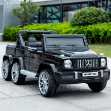 新款越野儿童电动汽车 可坐人儿童电动六轮双人遥控车