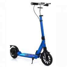 压扣手把带手刹碟刹减震滑板车 轮子高度可调节 成人铝合金滑板车