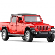 角斗士吉普车越野合金车模开门回力儿童模型1/36 JEEP