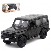 儿童玩具1:32JK吉普勇士BJ80军事模型合金车模声光回力金属玩具车