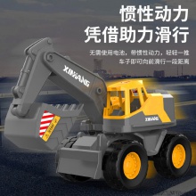 儿童惯性工程车沙滩车玩具挖掘机推土机装卸车模型沙滩玩具