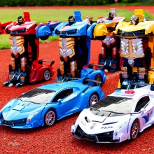 变形金刚汽车 兰博遥控汽车玩具变形机器人变形遥控车遥控车玩具