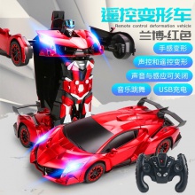 声控感应变形金刚机器人电动男孩赛车儿童遥控玩具车批发