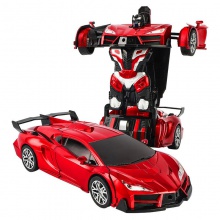 批发玩具车儿童充电RC电动汽车赛车2.4G遥控车感应变形遥控汽车