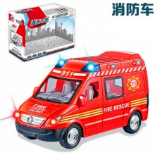 大号儿童玩具新款儿童大号电动云梯车汽车仿真套装救护车消防车