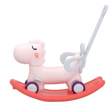 摇摇马两用小木马婴儿幼儿宝宝溜溜车二合一周岁礼物婴儿玩具