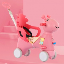 木马儿童摇摇马三合一大号婴儿摇摇车二合一溜溜车男女宝宝学步车