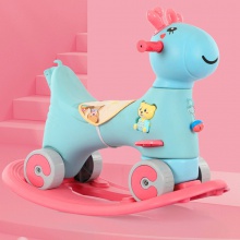木马儿童摇摇马三合一大号婴儿摇摇车二合一溜溜车男女宝宝学步车